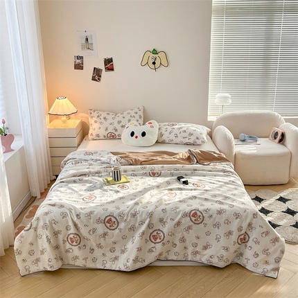 91家纺网 家纺一手货源 找家纺 （总）兄弟坊 2024新款泡泡纱印花夏被