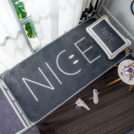 宅部落 2024新款学生宿舍大版冰丝席 Nice-life-黑