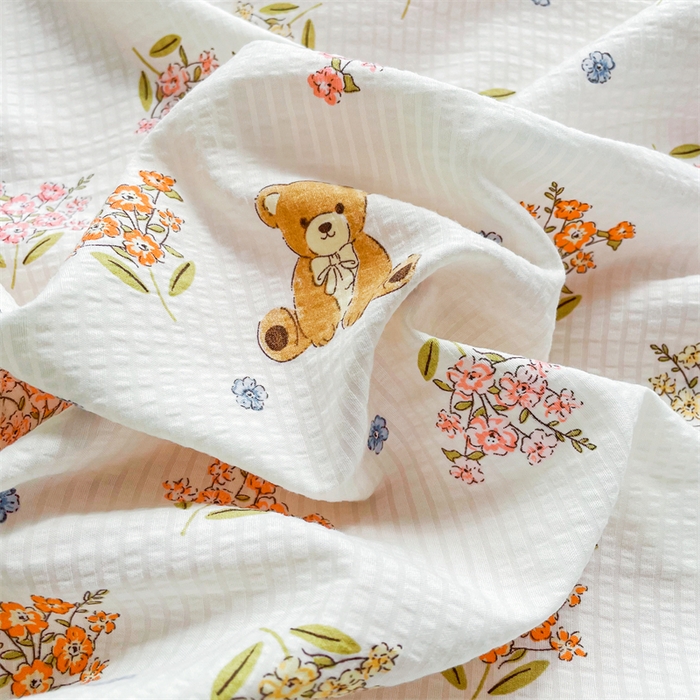 91家纺网 家纺一手货源 找家纺 可思家纺 2024新款直播爆款泡泡棉四件套现货供应 秘境乐园