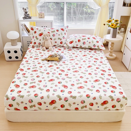 91家纺网 家纺一手货源 找家纺 （总）锦罗绣 2024新款13372全棉印花单品床笠