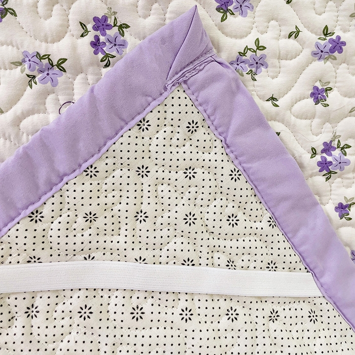 91家纺网 家纺一手货源 找家纺 纽缦家纺  水洗双层纱加厚加棉床垫 撞进晚风