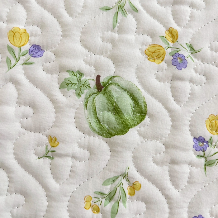 91家纺网 家纺一手货源 找家纺 纽缦家纺 水洗双层纱加厚加棉床笠-床垫保护套 小南瓜