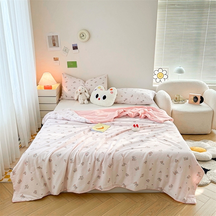 91家纺网 家纺一手货源 找家纺 （总）兄弟坊 2024新款泡泡纱印花夏被