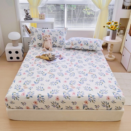 91家纺网 家纺一手货源 找家纺 （总）锦罗绣 2024新款13372全棉印花单品床笠