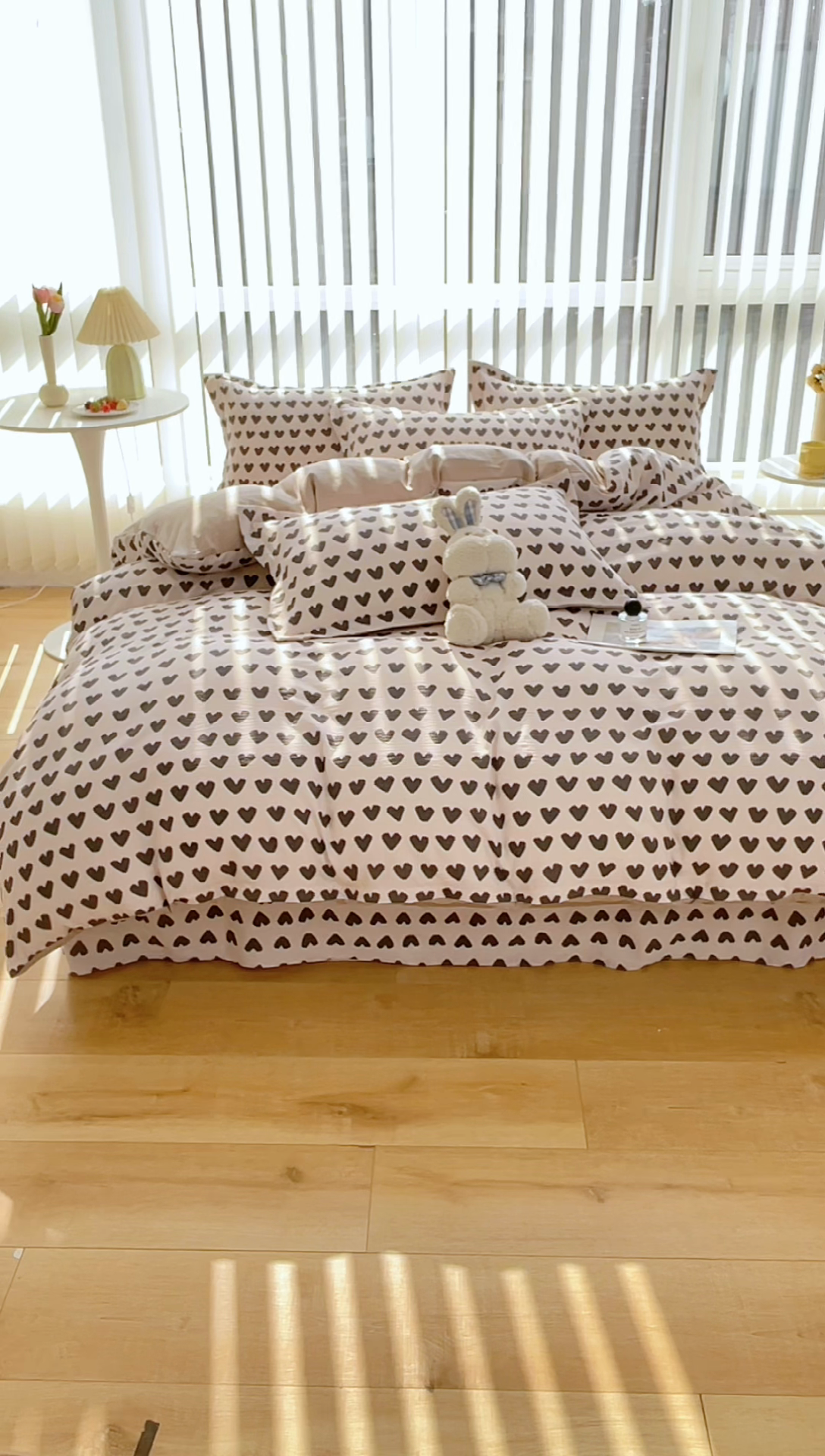 91家纺网 家纺一手货源 找家纺 可思家纺 2024新款直播爆款泡泡棉四件套现货供应 心动-灰