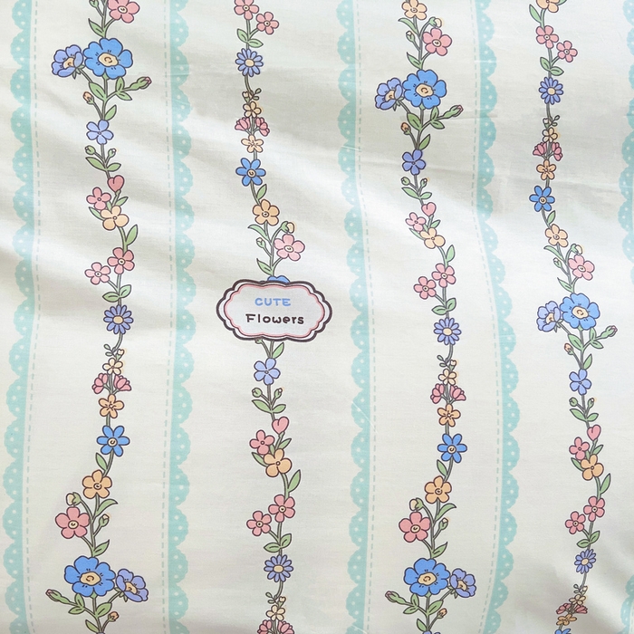 91家纺网 家纺一手货源 找家纺 锦罗绣 2024新款13372全棉印花单品被套 繁花