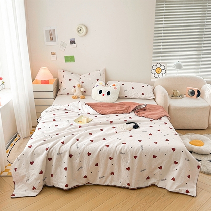 91家纺网 家纺一手货源 找家纺 （总）兄弟坊 2024新款泡泡纱印花夏被