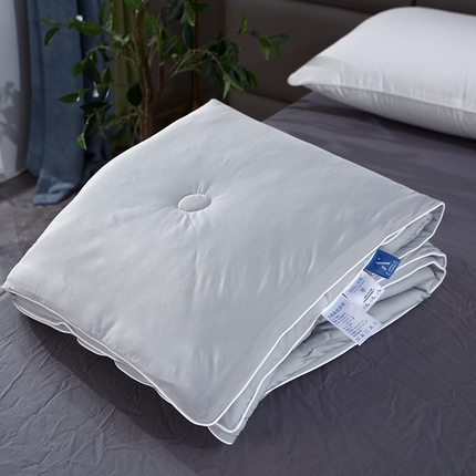 91家纺网 家纺一手货源 找家纺 圣尔雅 2025新款纯色凉感丝夏被空调被夏凉被被子被芯 冰川灰