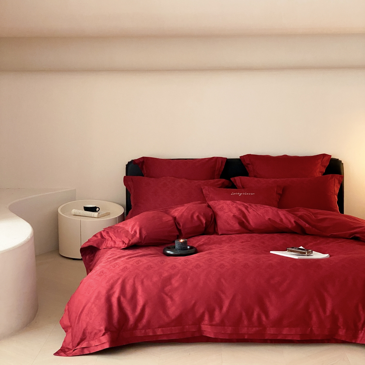 91家纺网 家纺一手货源 找家纺 优然居家纺2024新款纯棉提花双边工艺四件套-西雅图