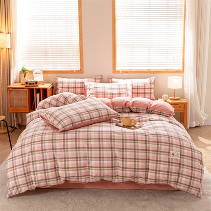 91家纺网 家纺一手货源 找家纺 （总）恋人优选 2024 A类纯棉水洗棉四件套被套(AB版)