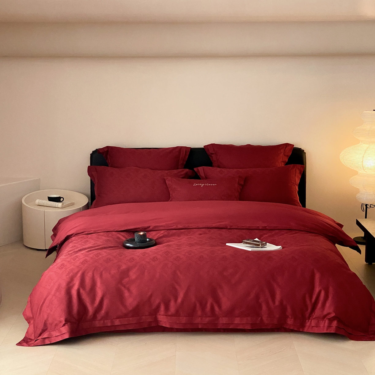 91家纺网 家纺一手货源 找家纺 优然居家纺2024新款纯棉提花双边工艺四件套-西雅图