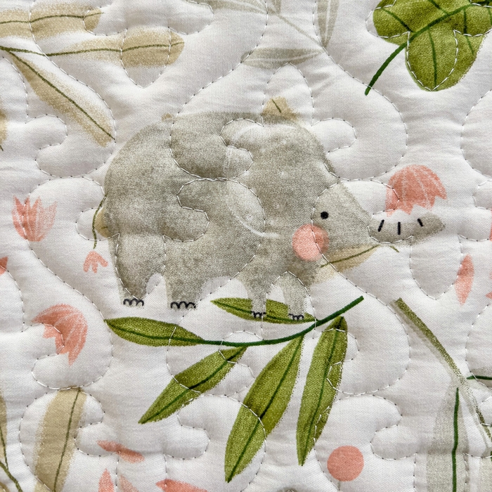 91家纺网 家纺一手货源 找家纺 纽缦家纺 水洗双层纱加厚加棉床笠-床垫保护套 香草薄荷