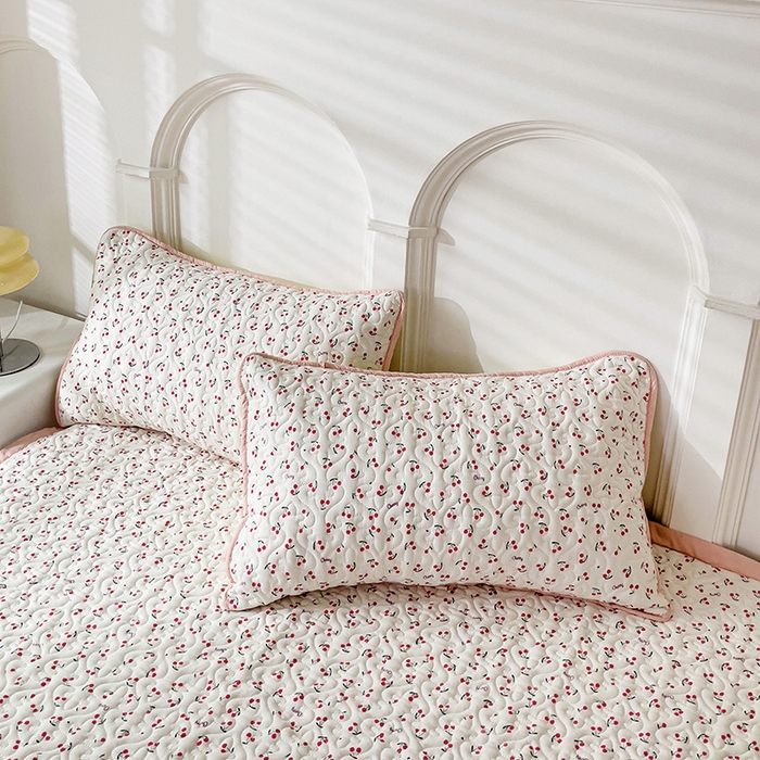 91家纺网 家纺一手货源 找家纺 纽缦家纺  水洗双层纱加厚加棉床垫 遇见-米