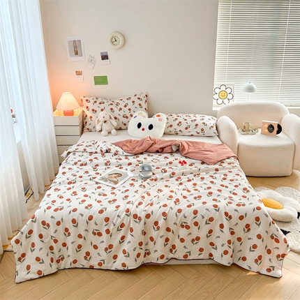 91家纺网 家纺一手货源 找家纺 （总）兄弟坊 2024新款泡泡纱印花夏被