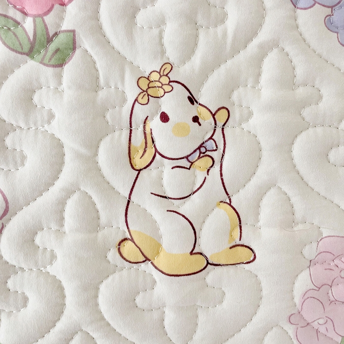 91家纺网 家纺一手货源 找家纺 纽缦家纺  水洗双层纱加厚加棉床垫 半眠日记