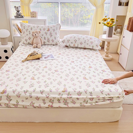 锦罗绣 2024新款13372全棉印花单品床笠 梦境