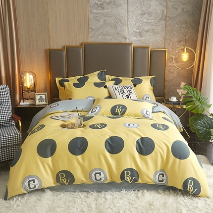 91家纺网 家纺一手货源 找家纺 （总）启航 2025春夏直播热款全棉大版印花四件套