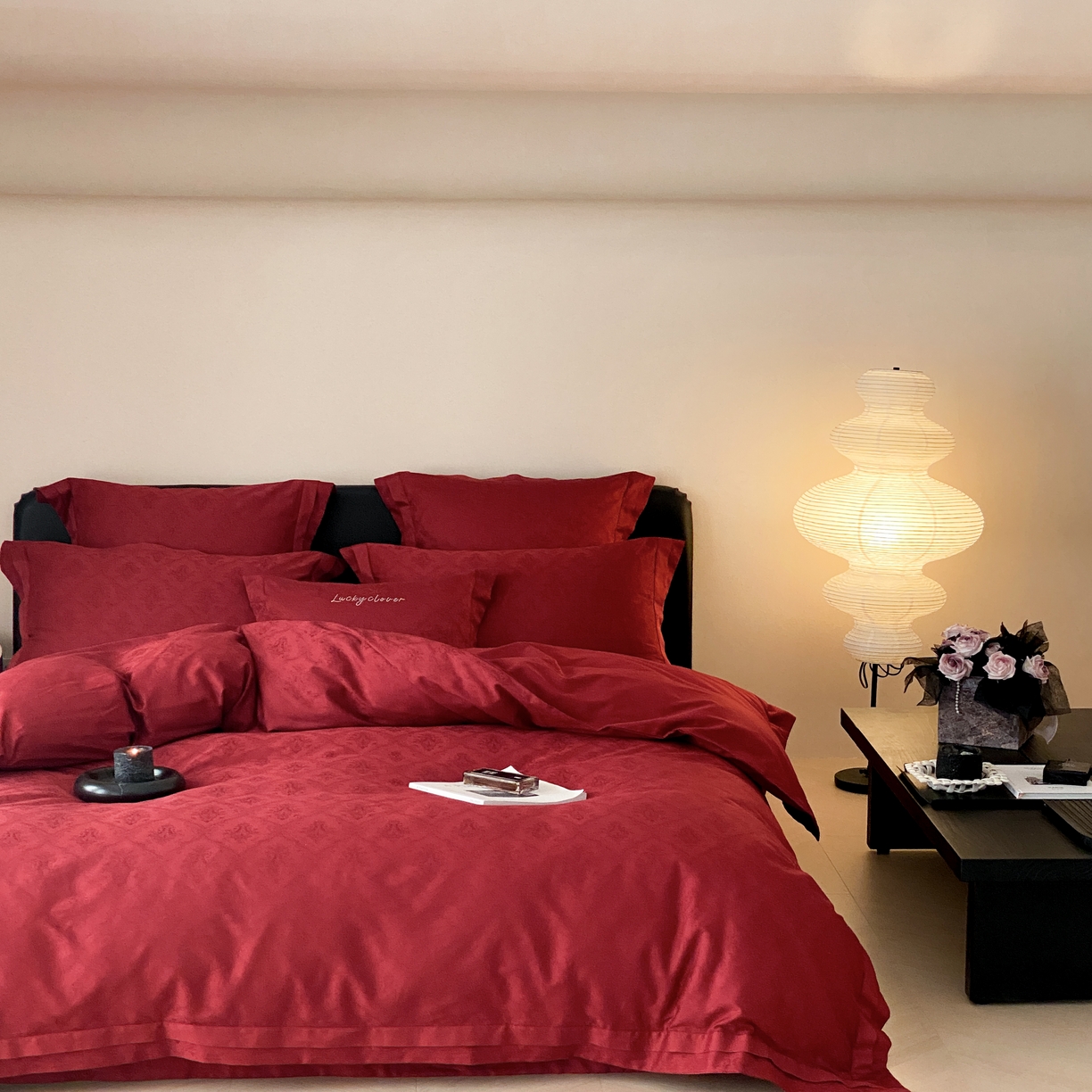 91家纺网 家纺一手货源 找家纺 优然居家纺2024新款纯棉提花双边工艺四件套-西雅图