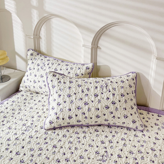 91家纺网 家纺一手货源 找家纺 纽缦家纺  水洗双层纱加厚加棉床垫 撞进晚风