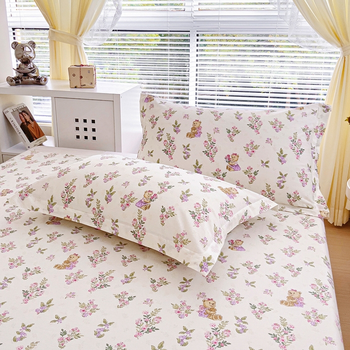 91家纺网 家纺一手货源 找家纺 锦罗绣 2024新款13372全棉印花单品床单 梦境