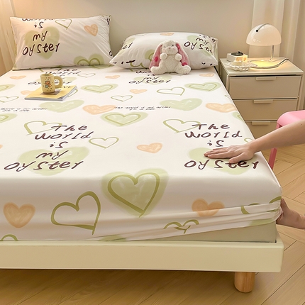 91家纺网 家纺一手货源 找家纺 （总）曼陀罗 2025新款水洗棉单层床笠