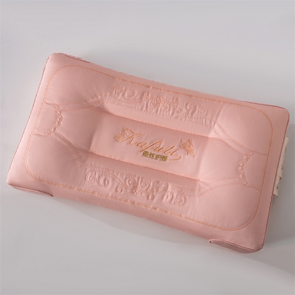帝诺妮枕芯坊 2024新款蚕丝护颈枕 粉色