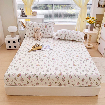 91家纺网 家纺一手货源 找家纺 （总）锦罗绣 2024新款13372全棉印花单品床笠