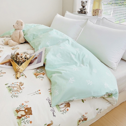 锦罗绣 2024新款13372全棉印花单品被套 小鹿