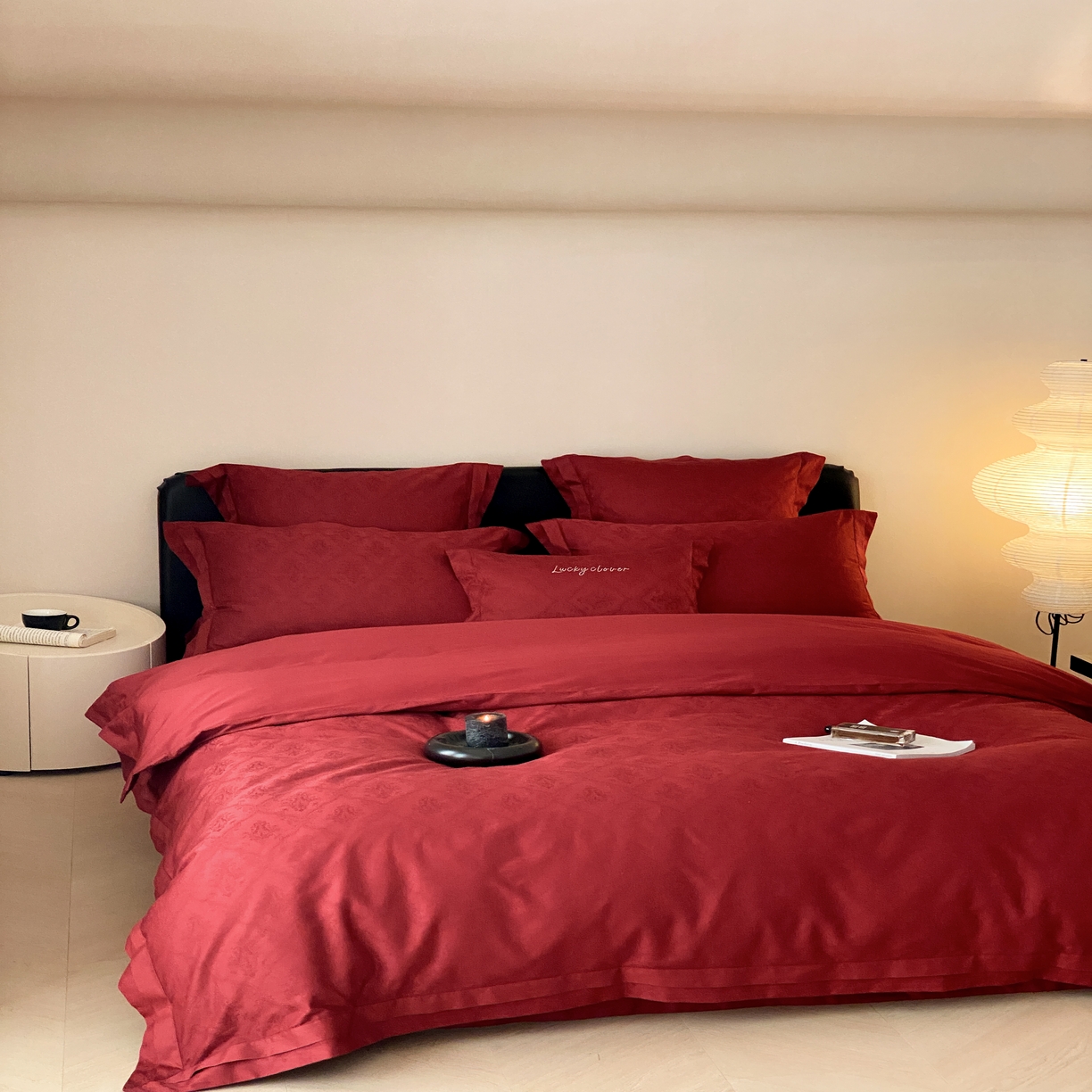 91家纺网 家纺一手货源 找家纺 优然居家纺2024新款纯棉提花双边工艺四件套-西雅图