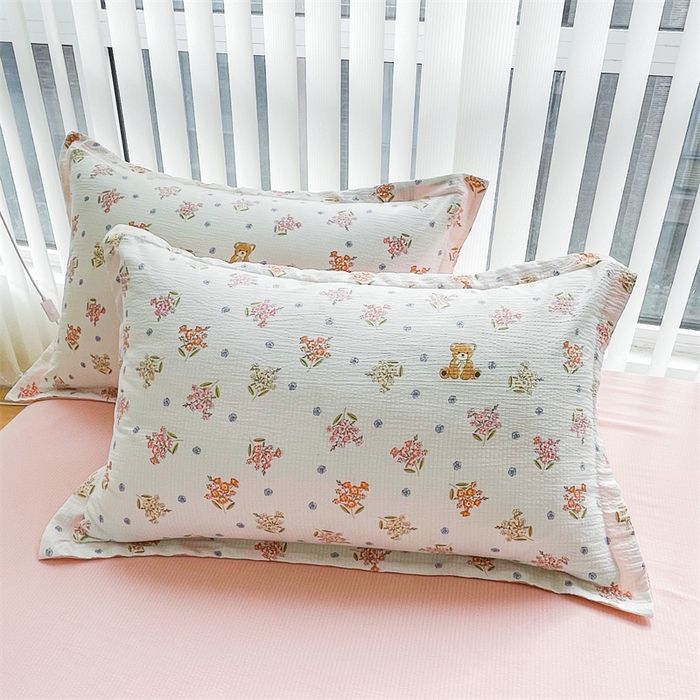 91家纺网 家纺一手货源 找家纺 可思家纺 2024新款直播爆款泡泡棉四件套现货供应 秘境乐园