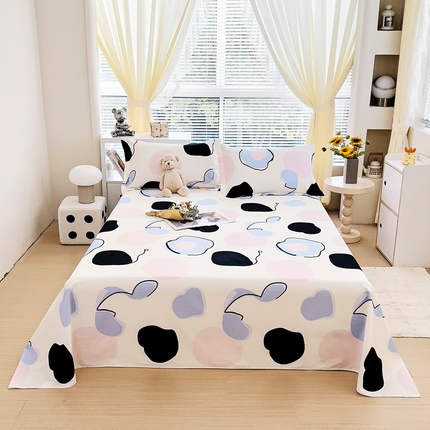 锦罗绣 2024新款13372全棉印花单品床单 悦见