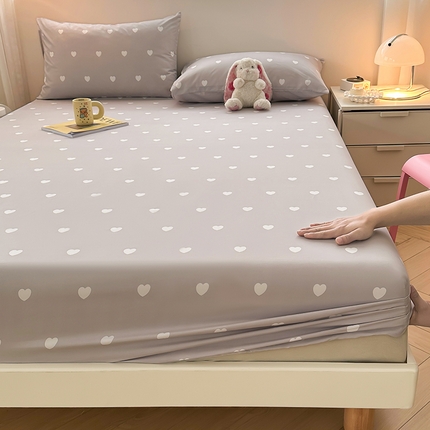 91家纺网 家纺一手货源 找家纺 （总）曼陀罗 2025新款水洗棉单层床笠