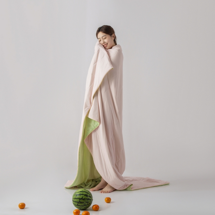 91家纺网 家纺一手货源 找家纺 （总）慕尚家纺 2025新款凉感丝瓜瓜被