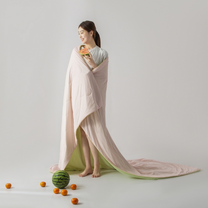 91家纺网 家纺一手货源 找家纺 （总）慕尚家纺 2025新款凉感丝瓜瓜被