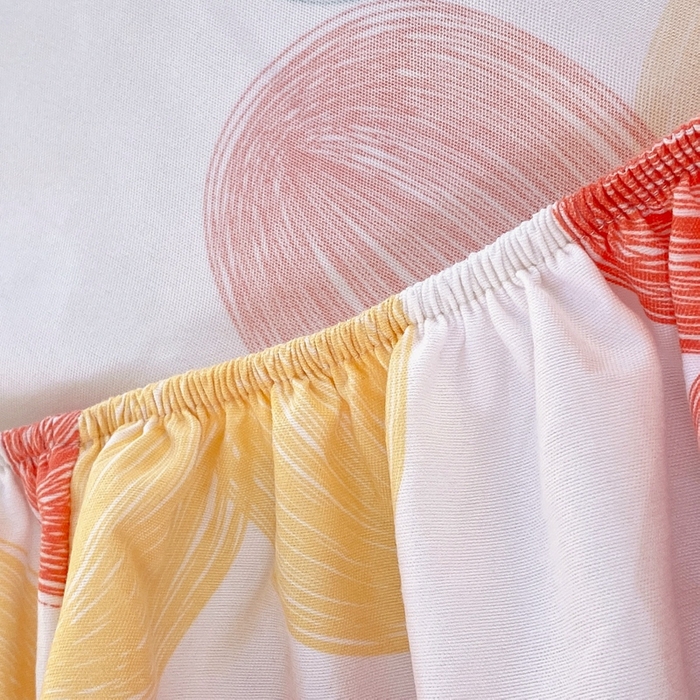 91家纺网 家纺一手货源 找家纺 金丝兔 2025新款植物羊绒磨毛单床笠 七色花