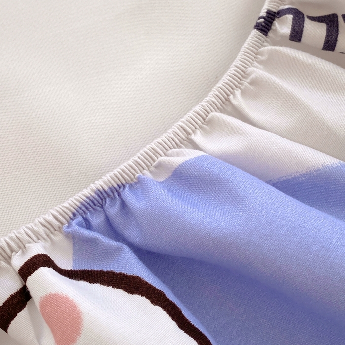 91家纺网 家纺一手货源 找家纺 金丝兔 2025新款植物羊绒磨毛单床笠 呆萌狗