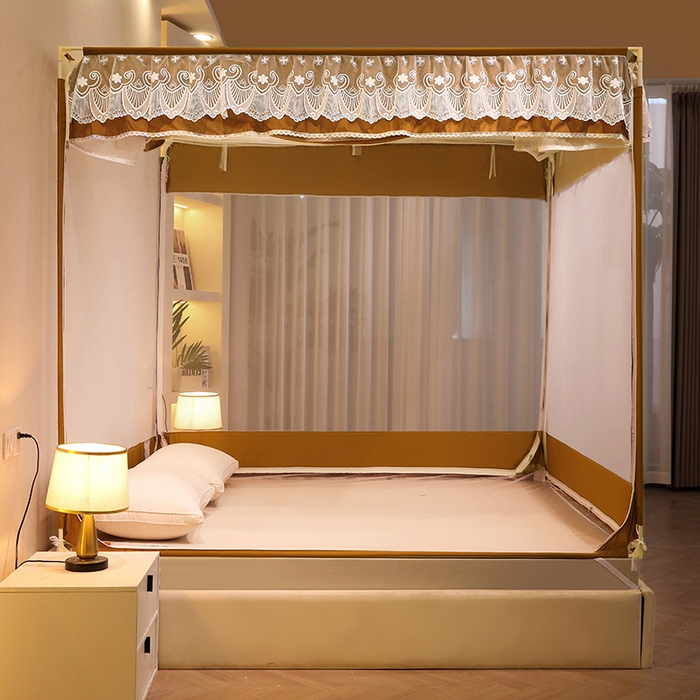 91家纺网 家纺一手货源 找家纺 （总）冉美家纺 2025新款坐床蚊帐烤漆支架