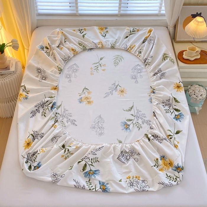 91家纺网 家纺一手货源 找家纺 金丝兔 2025新款植物羊绒磨毛单床笠 花茶