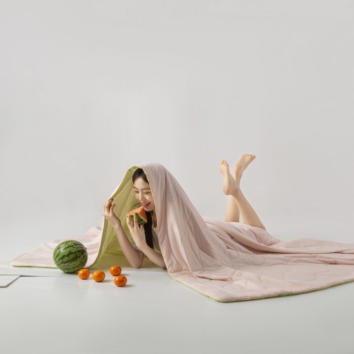 91家纺网 家纺一手货源 找家纺 （总）慕尚家纺 2025新款凉感丝瓜瓜被