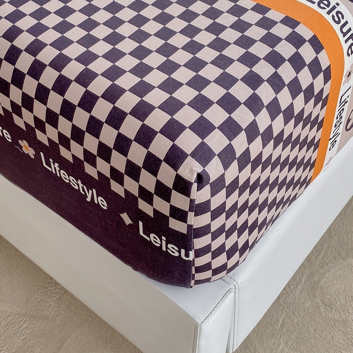 91家纺网 家纺一手货源 找家纺 金丝兔 2025新款植物羊绒磨毛单床笠 皇家绅士