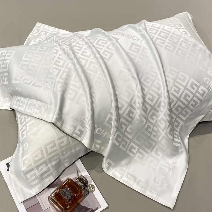 91家纺网 家纺一手货源 找家纺 梵克保罗 2024新款水洗真丝冰丝提花四件套 简爱-白