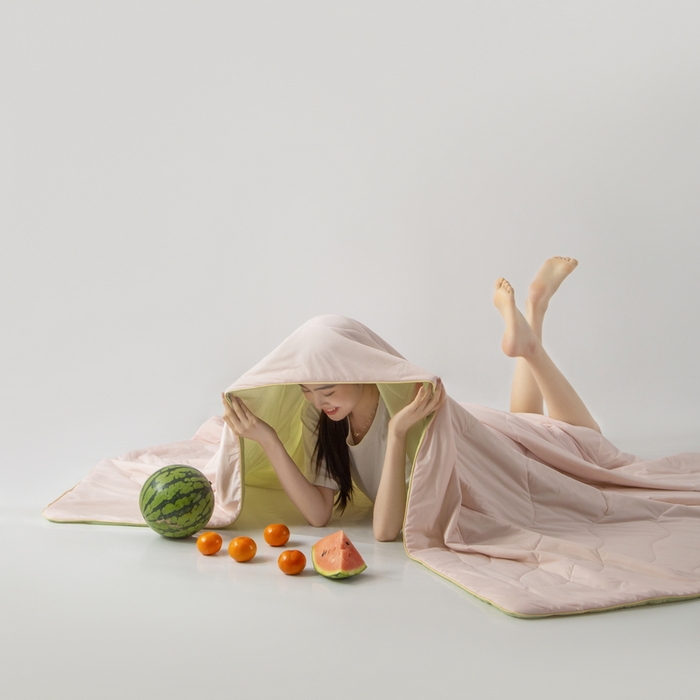 91家纺网 家纺一手货源 找家纺 （总）慕尚家纺 2025新款凉感丝瓜瓜被