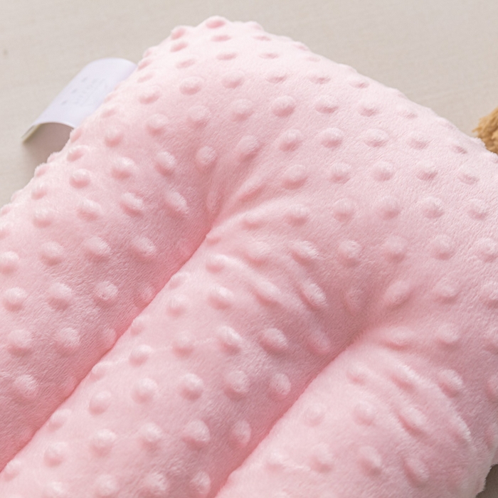 91家纺网 家纺一手货源 找家纺 可思家纺 2024新款儿童全棉豆豆枕枕头枕芯 安睡小熊40*60cm一只