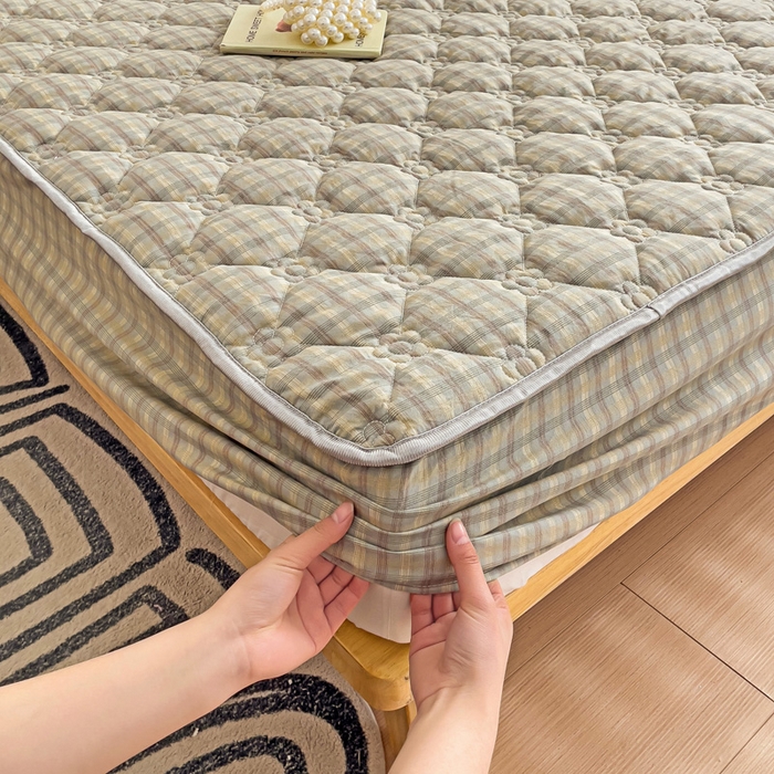 91家纺网 家纺一手货源 找家纺 纽缦家纺 2024云朵棉亲肤加厚加棉床笠 觅遇