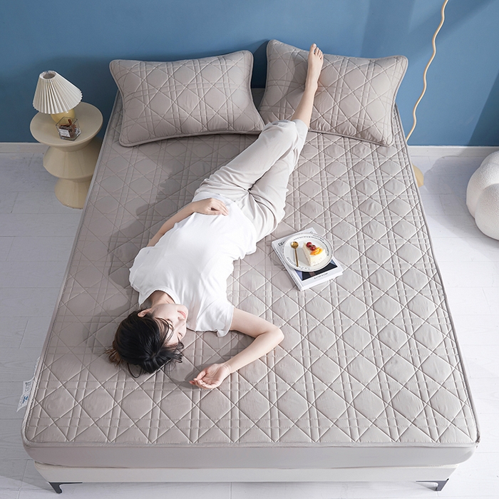 91家纺网 家纺一手货源 找家纺 （总）3C 2024新款全棉水洗棉棉花床笠