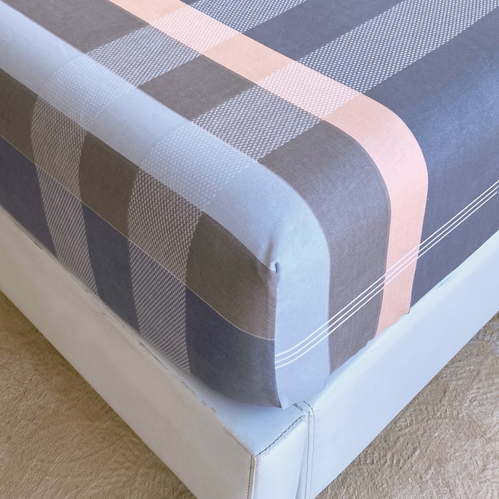 91家纺网 家纺一手货源 找家纺 金丝兔 2025新款植物羊绒磨毛单床笠 巴比伦