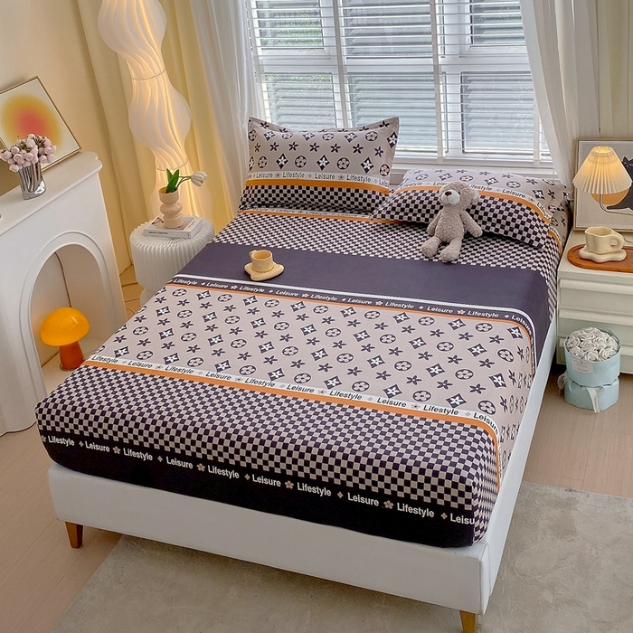 91家纺网 家纺一手货源 找家纺 金丝兔 2025新款植物羊绒磨毛单床笠 皇家绅士