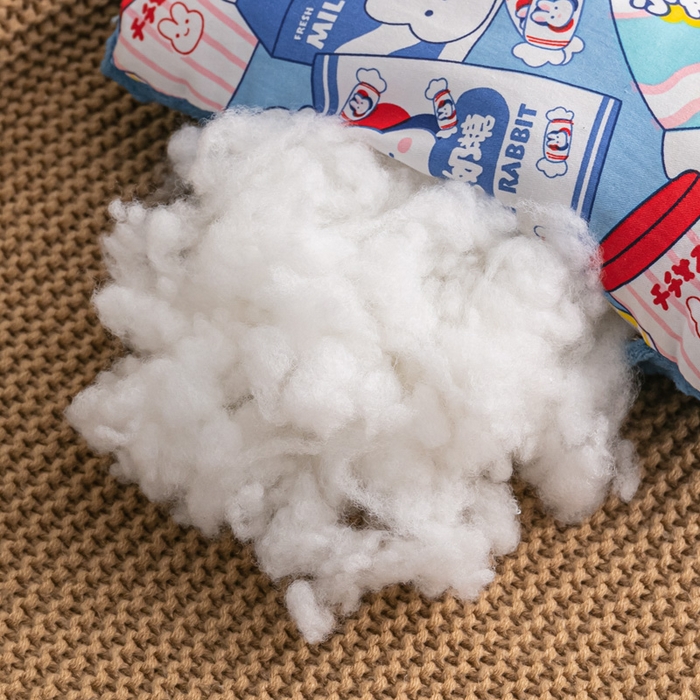 91家纺网 家纺一手货源 找家纺 可思家纺 2024新款儿童全棉豆豆枕枕头枕芯 白兔奶糖40*60cm一只