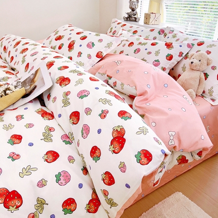 91家纺网 家纺一手货源 找家纺 （总）锦罗绣 2024新款13372印花全棉四件套