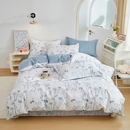 元元 2024新款小清新全棉四件套系列 璀璨-兰